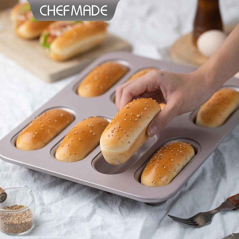 Kitchen Bakery - CHEFMADE 8-Cup Oval Long Hot Dog