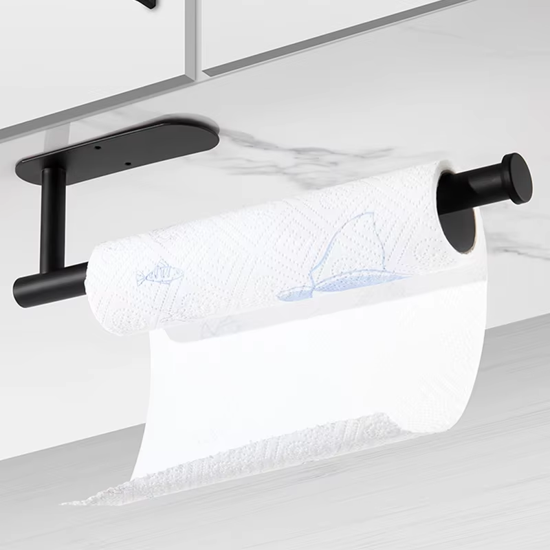 Kitchen Baking Paper Holder - Adhesive Paper Towel Holder for Kitchen