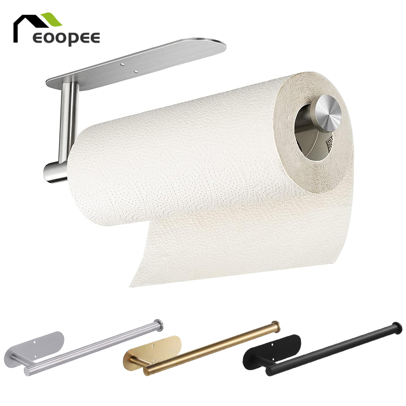 Kitchen Baking Paper Holder - Stainless Steel Paper Towel Holder Under