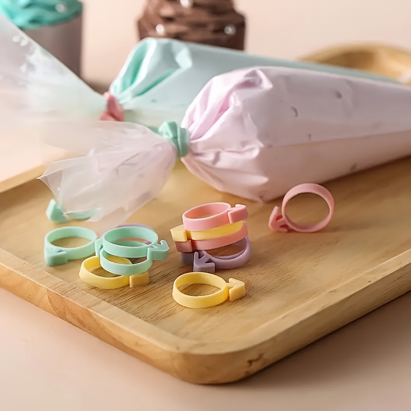 Kitchen Baking Gadgets - 10pcs Reusable Silicone Icing Piping Bag