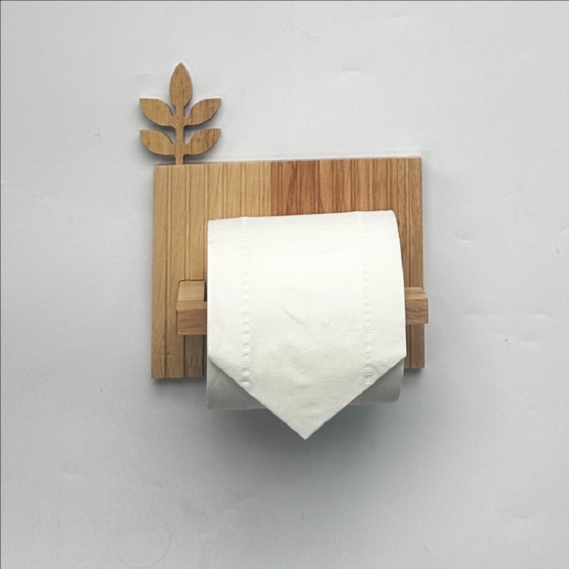 Wooden Wall hanging Paper Towe - Kitchen Baking Paper Holder ulasan dan harga