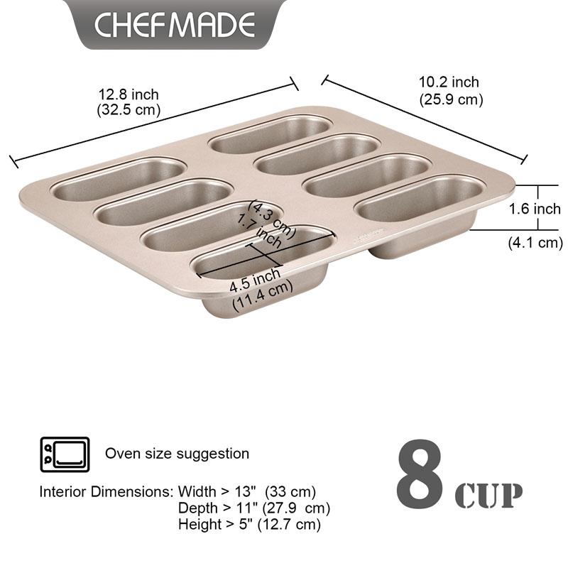 CHEFMADE 8-Cup Oval Long Hot D - Kitchen Bakery ulasan dan harga
