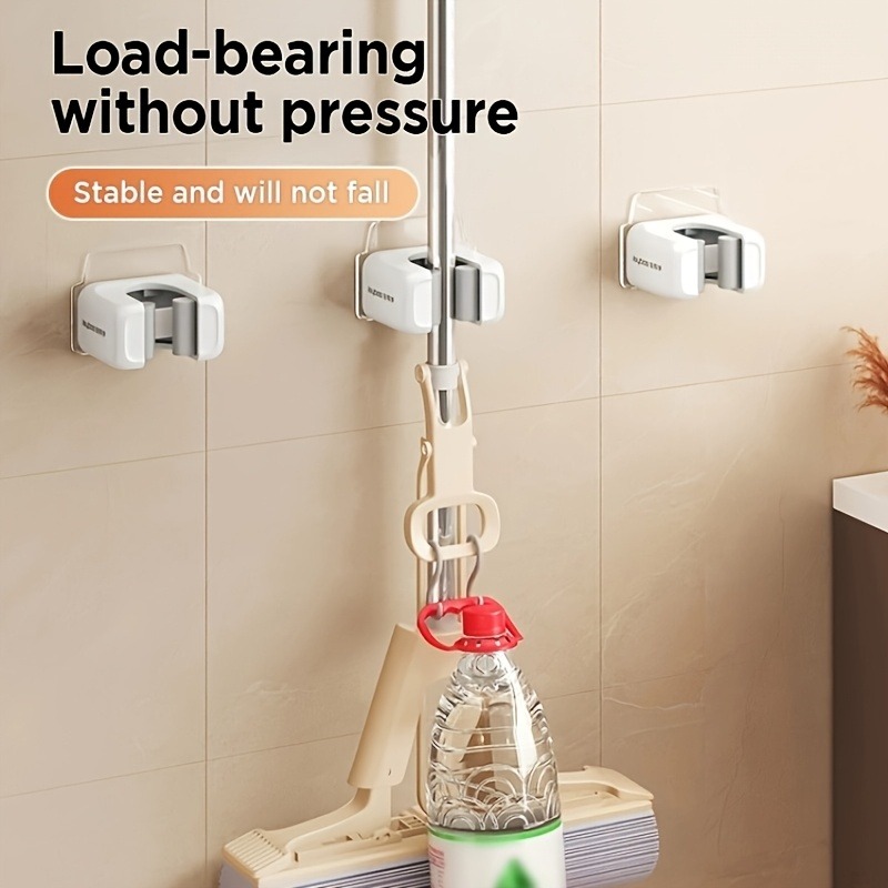 Wall-Mounted Mop and Broom Rac - Kitchen Jobs ulasan dan harga