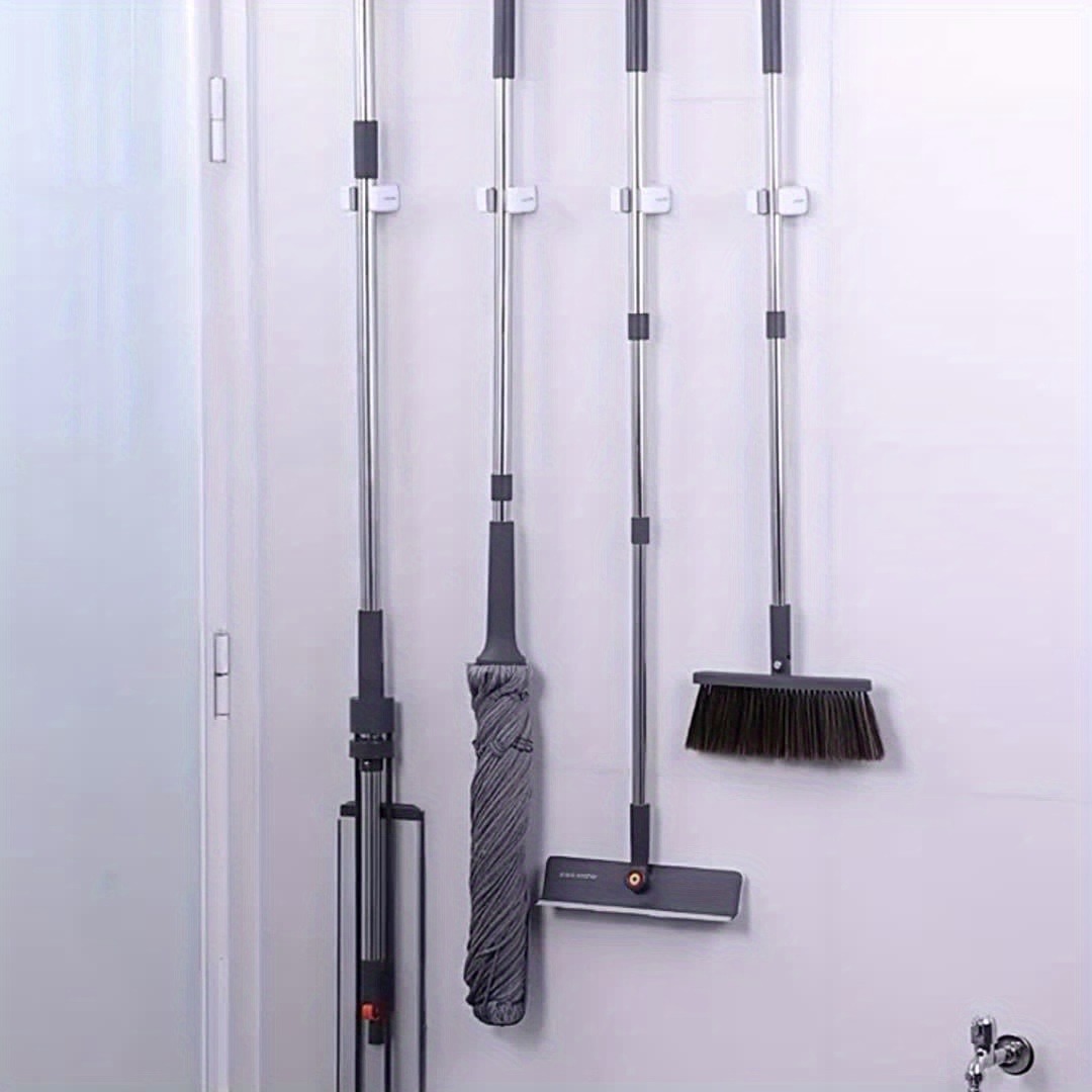 Wall-Mounted Mop and Broom Rac - Kitchen Jobs ulasan dan harga