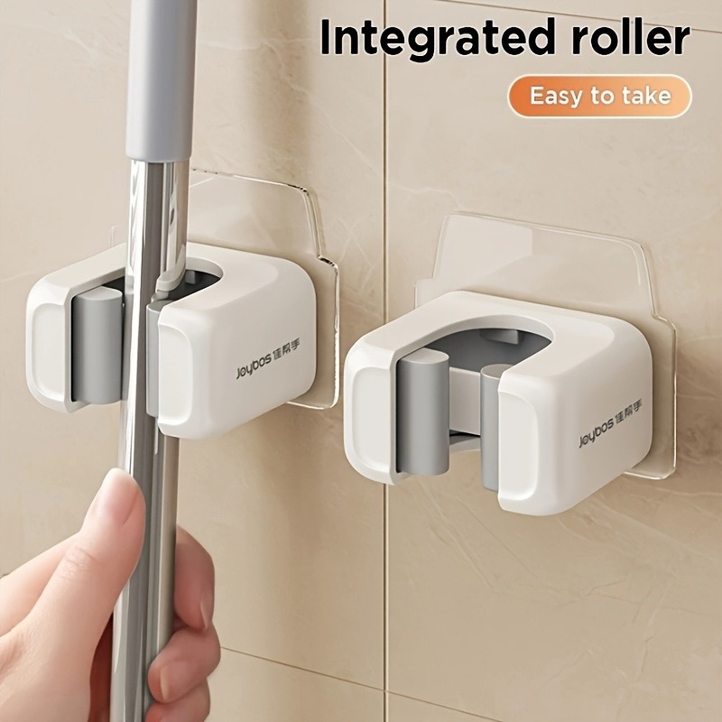 Wall-Mounted Mop and Broom Rac - Kitchen Jobs ulasan dan harga