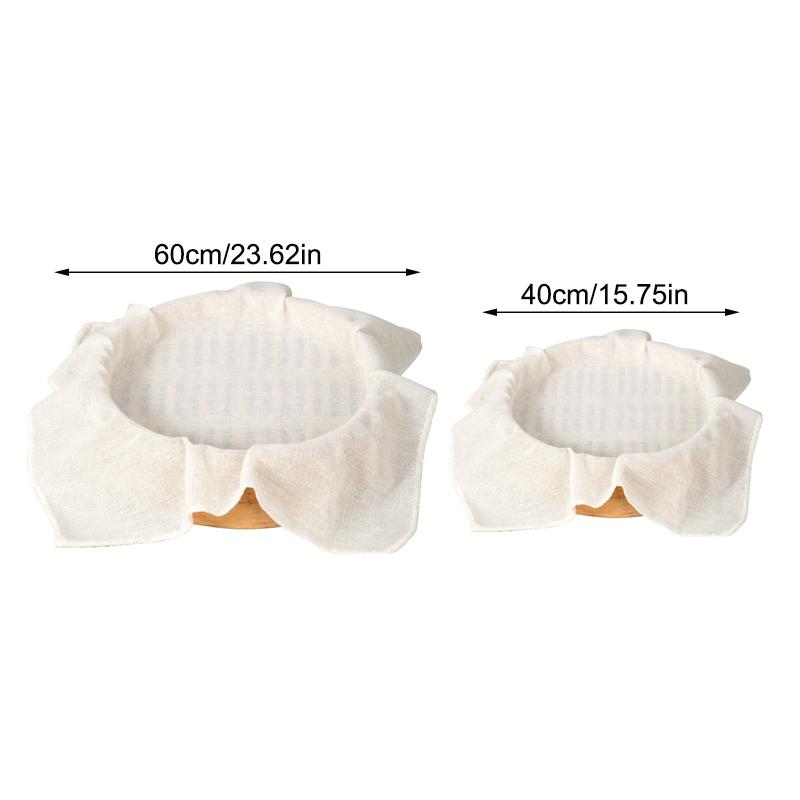 3Pcs 40/60CM Pure Cotton Steam - Kitchen Baking Drawer ulasan dan harga