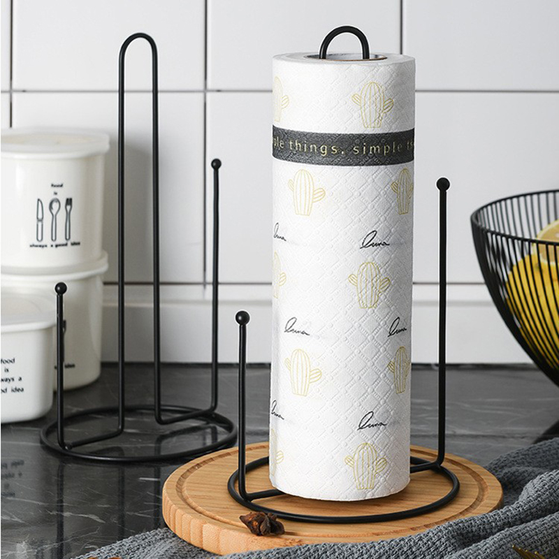 1PC Iron Vertical Paper Towel  - Kitchen Baking Paper Holder ulasan dan harga