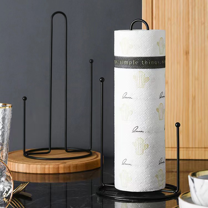 1PC Iron Vertical Paper Towel  - Kitchen Baking Paper Holder ulasan dan harga