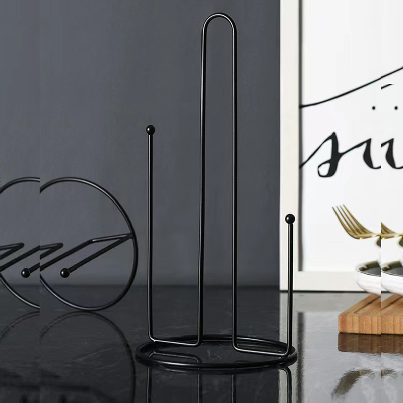1PC Iron Vertical Paper Towel  - Kitchen Baking Paper Holder ulasan dan harga