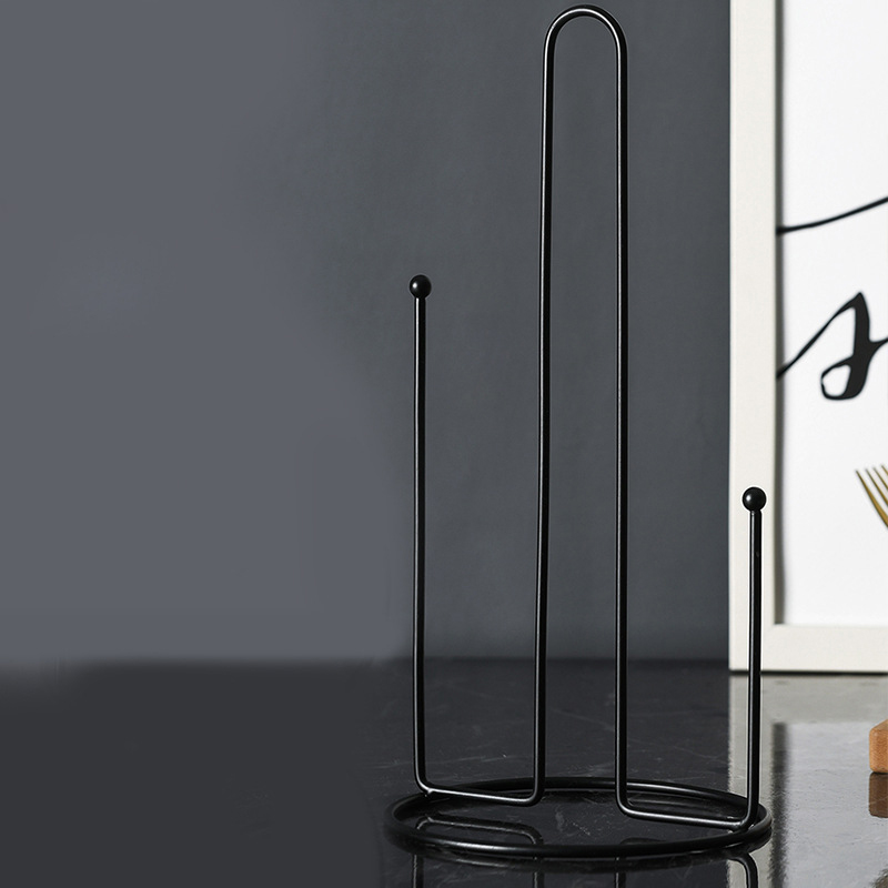 1PC Iron Vertical Paper Towel  - Kitchen Baking Paper Holder ulasan dan harga