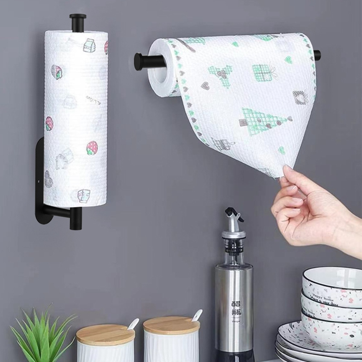 Adhesive Kitchen Paper Holder  - Kitchen Baking Paper Holder ulasan dan harga