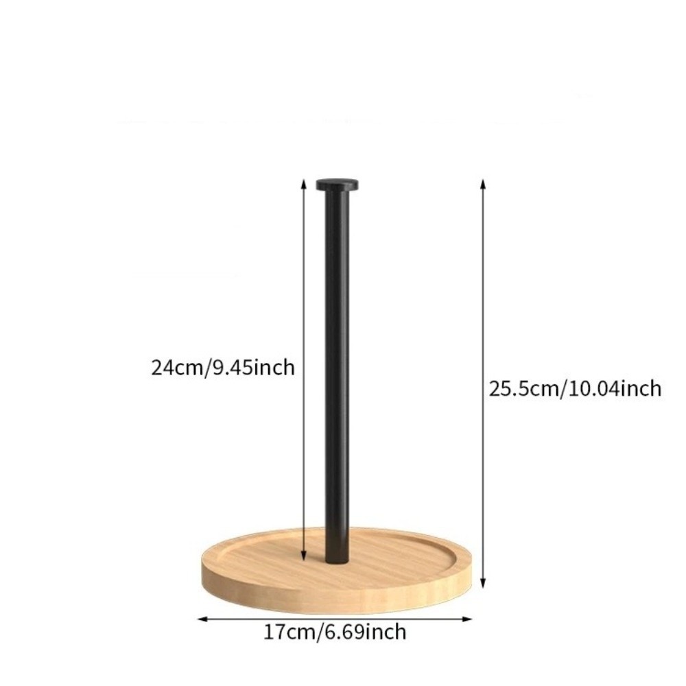 Modern Wooden Base Kitchen Pap - Kitchen Baking Paper Holder ulasan dan harga