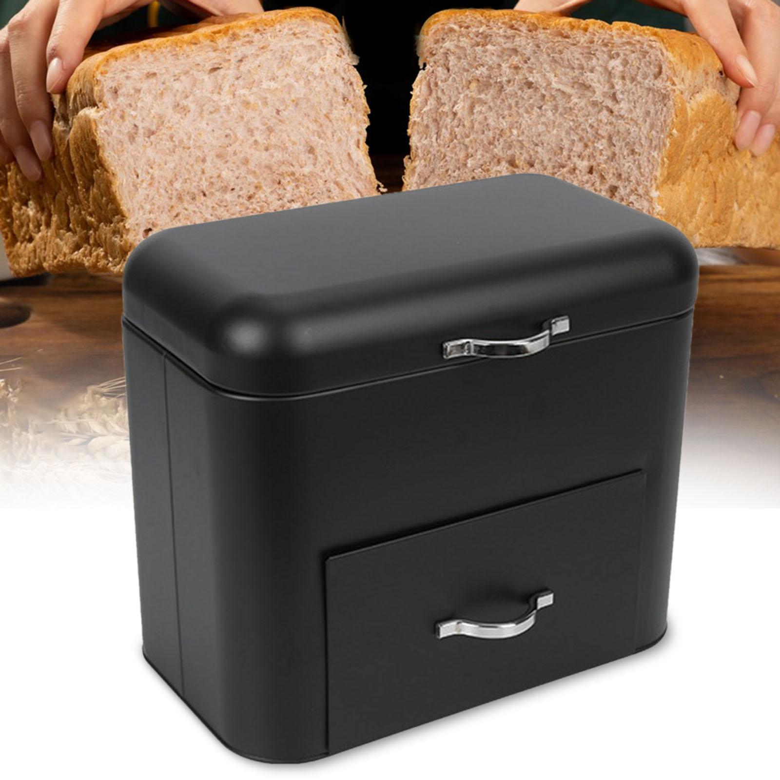 Bread Box, Iron Large Capacity - Kitchen Baking Pantry ulasan dan harga