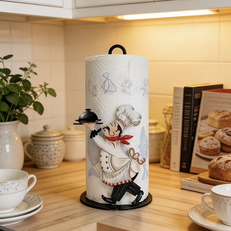 Tissue Holder with Tray, Frees - Kitchen Baking Paper Holder ulasan dan harga