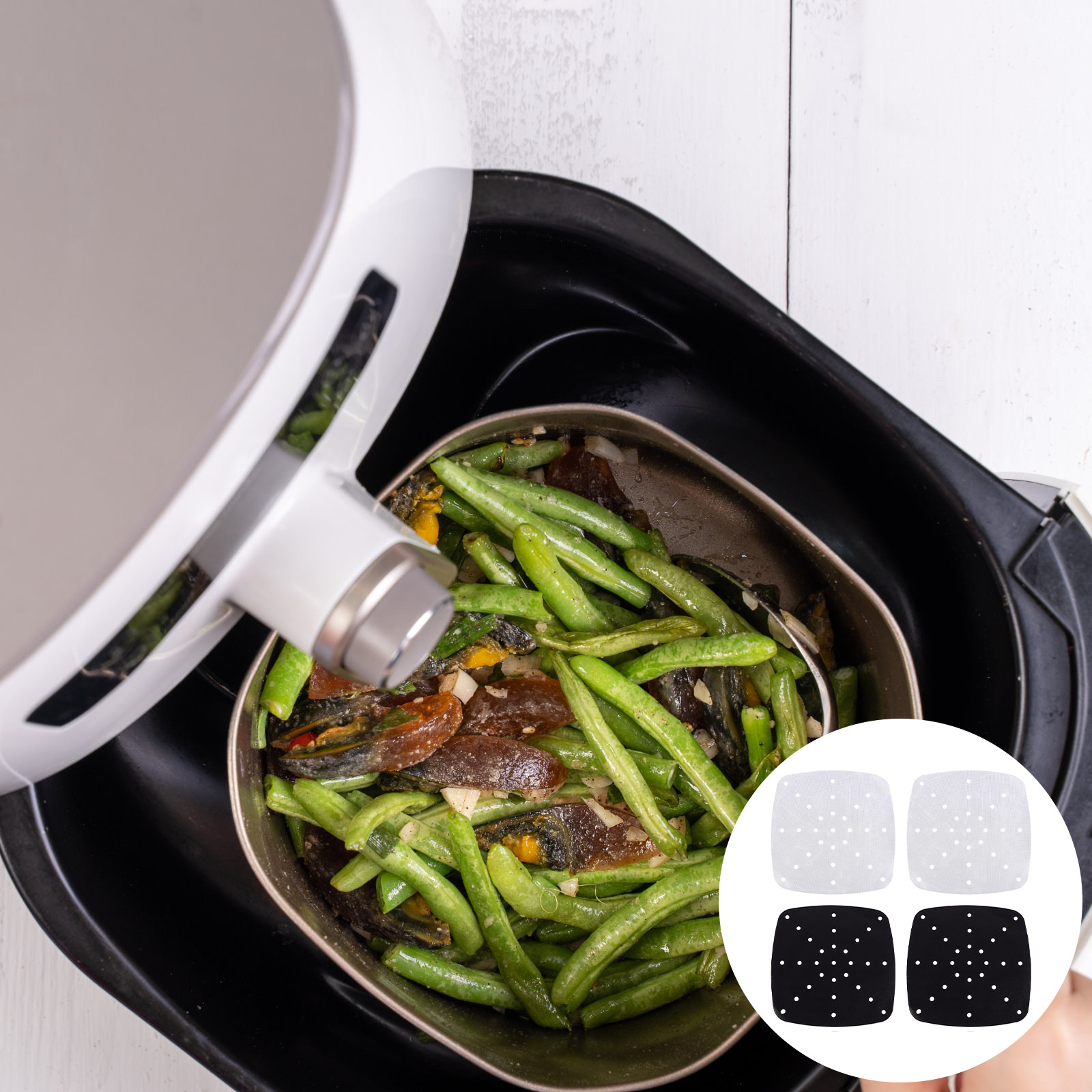 4Pcs Heat Resistant Air Fryer  - Kitchen Baking Gadgets ulasan dan harga