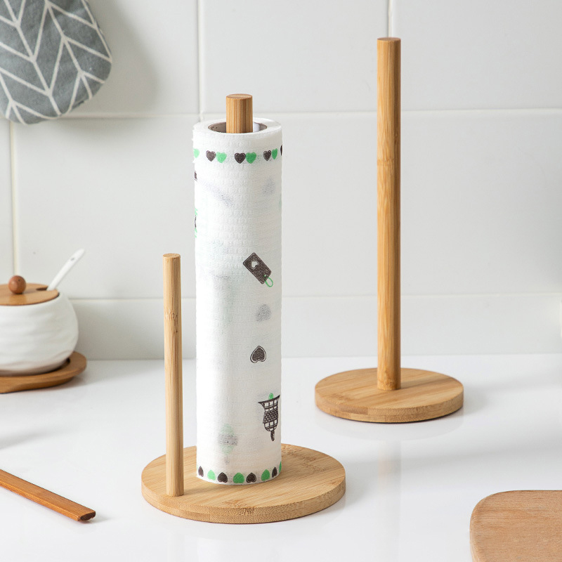 1PC Modern Wooden Kitchen Roll - Kitchen Baking Paper Holder ulasan dan harga