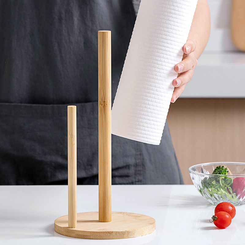 1PC Modern Wooden Kitchen Roll - Kitchen Baking Paper Holder ulasan dan harga