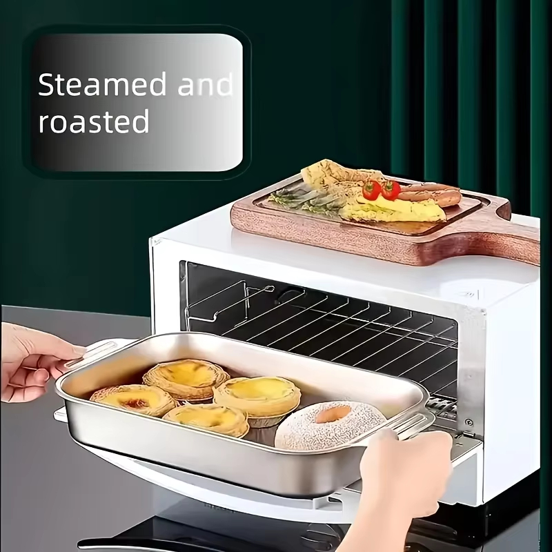 Stainless Steel Deep Baking Pa - Kitchen Bakery ulasan dan harga
