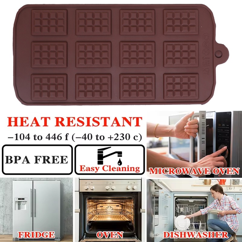 Silicone Chocolate Mold 12 Eve - Kitchen Baking Gadgets ulasan dan harga