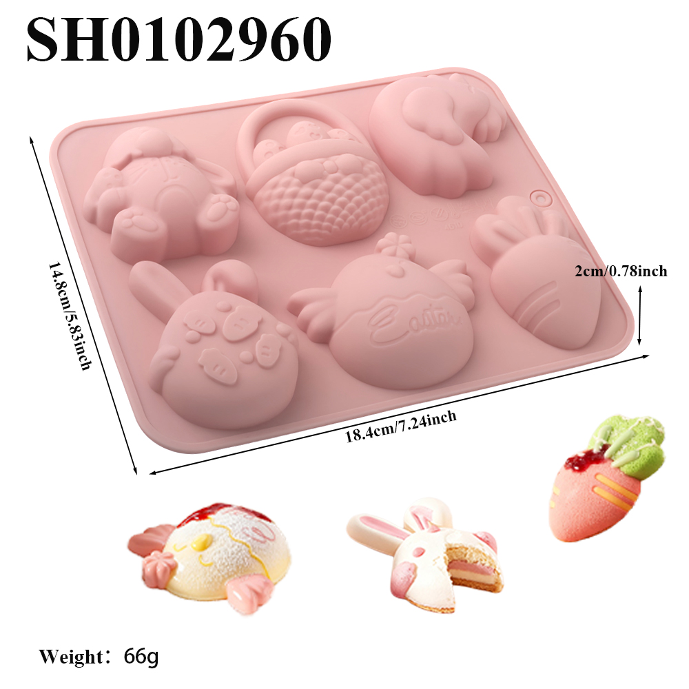 Easter Silicone Cake Mold 6-Ce - Baking Kitchen Design ulasan dan harga
