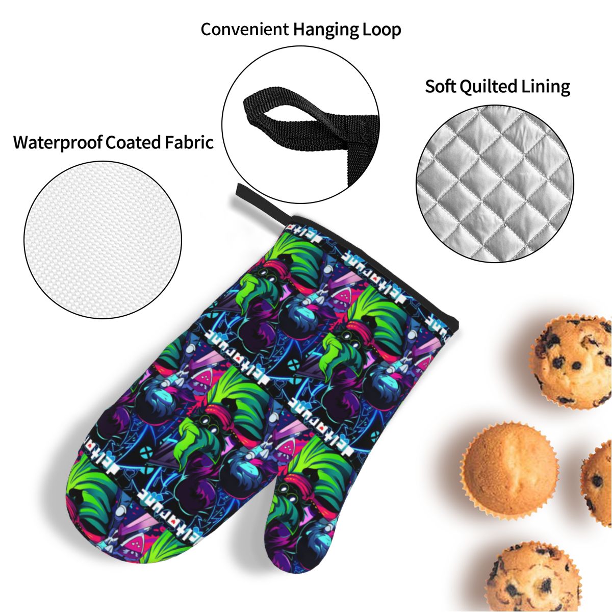 Deltarune Video Game Oven Mitt - Kitchen Baking Game ulasan dan harga