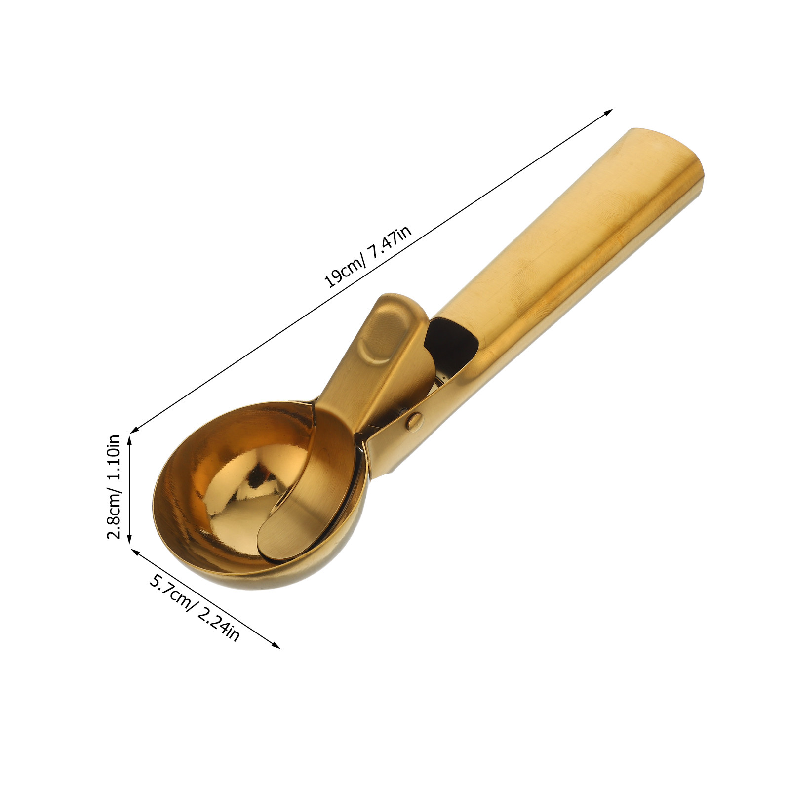 Stainless Steel Ice Cream Scoo - Kitchen Bakery ulasan dan harga