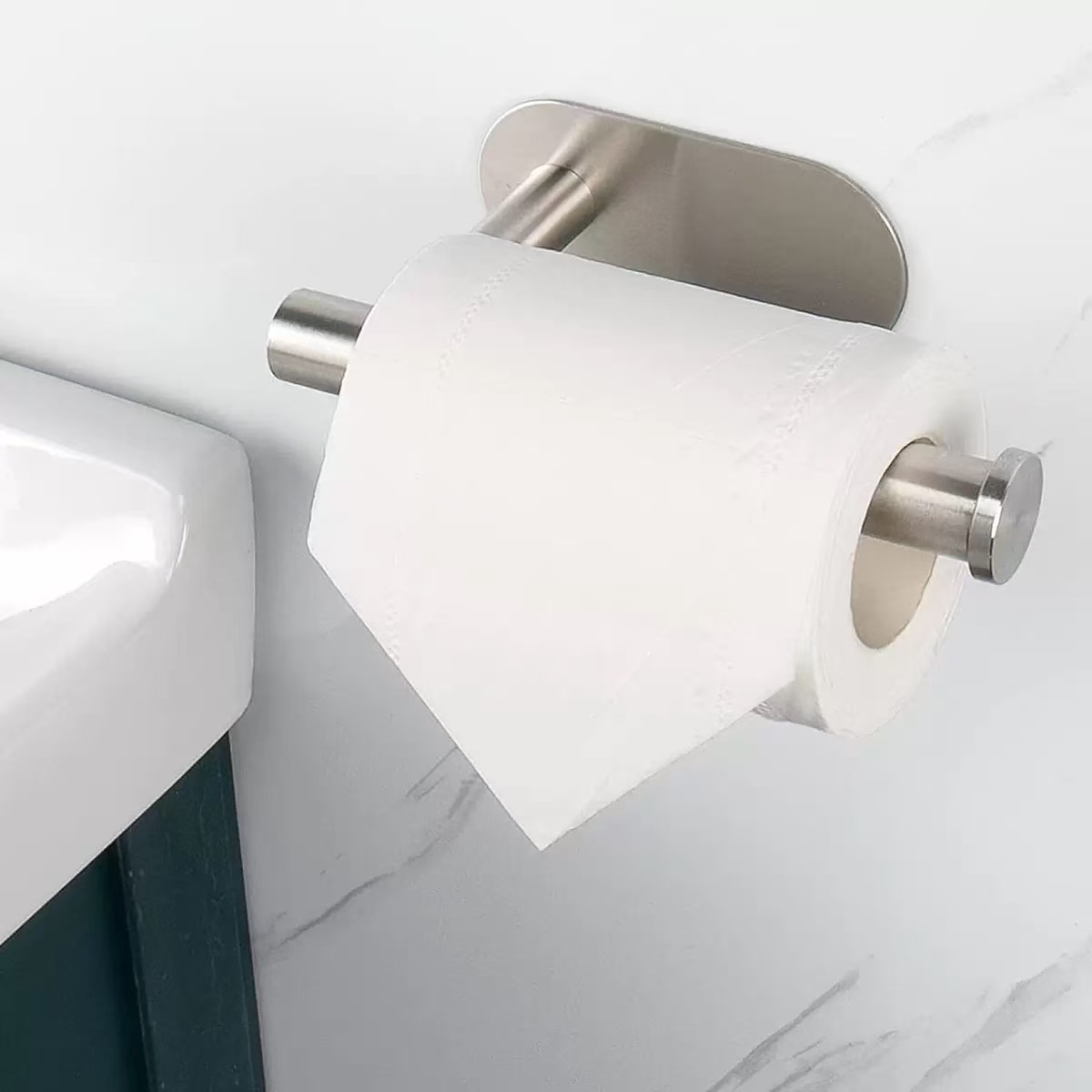 Self-Adhesive Toilet Paper Hol - Kitchen Baking Paper Holder ulasan dan harga