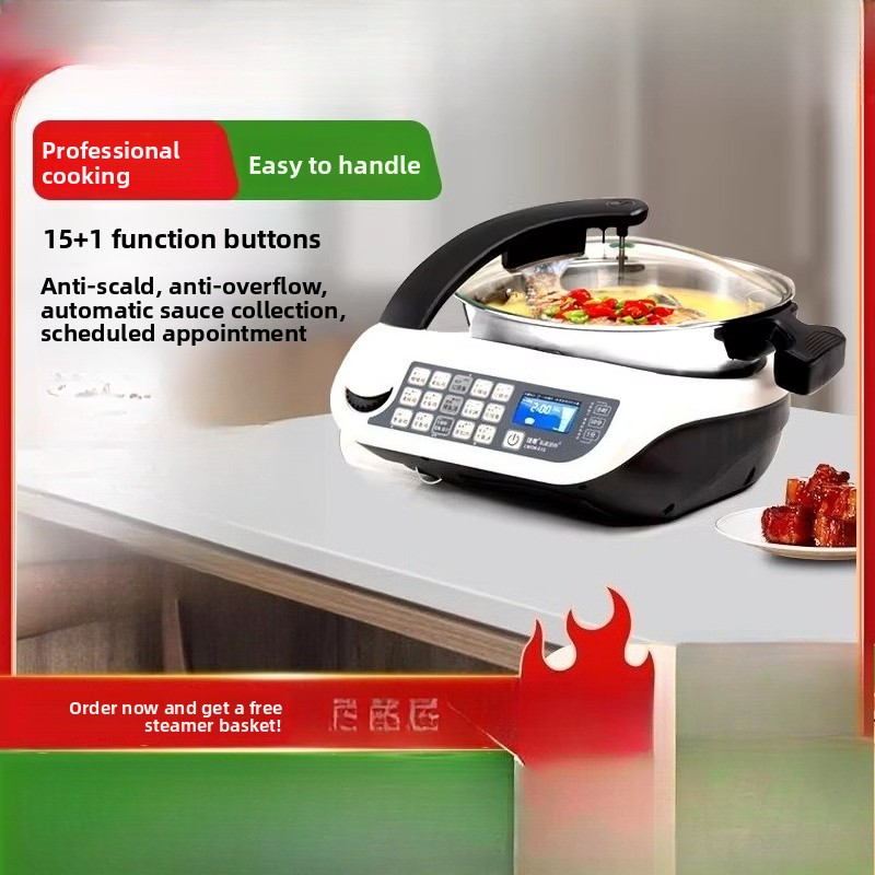 E15 Smart Cooking Robot, Large - Kitchen Robot Baking ulasan dan harga