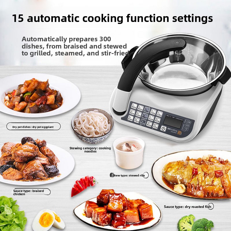 E15 Smart Cooking Robot, Large - Kitchen Robot Baking ulasan dan harga