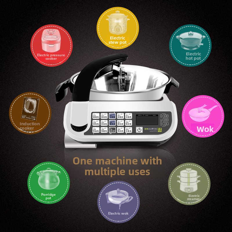 E15 Smart Cooking Robot, Large - Kitchen Robot Baking ulasan dan harga