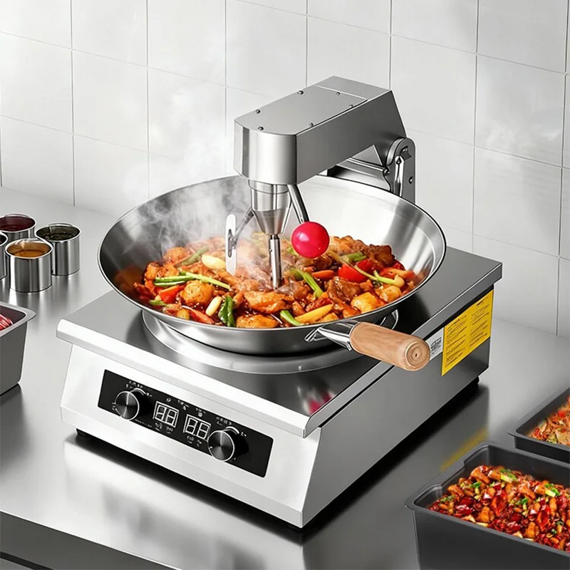 Automatic Cooking Machine Desk - Kitchen Robot Baking ulasan dan harga