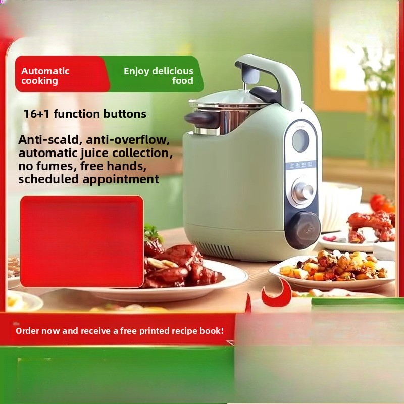 P18 Automatic Cooking Robot Sm - Kitchen Robot Baking ulasan dan harga