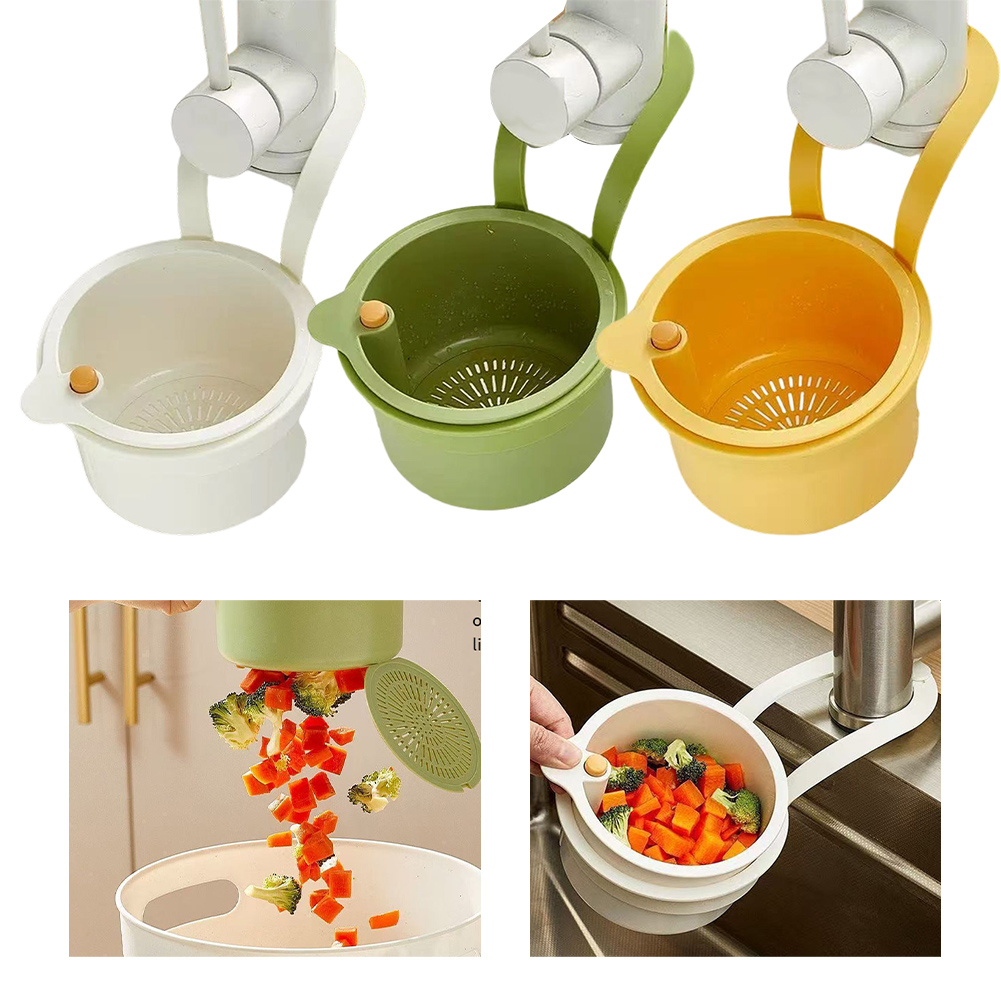 1Pc Press-Type Drain Basket: F - Kitchen Jobs ulasan dan harga