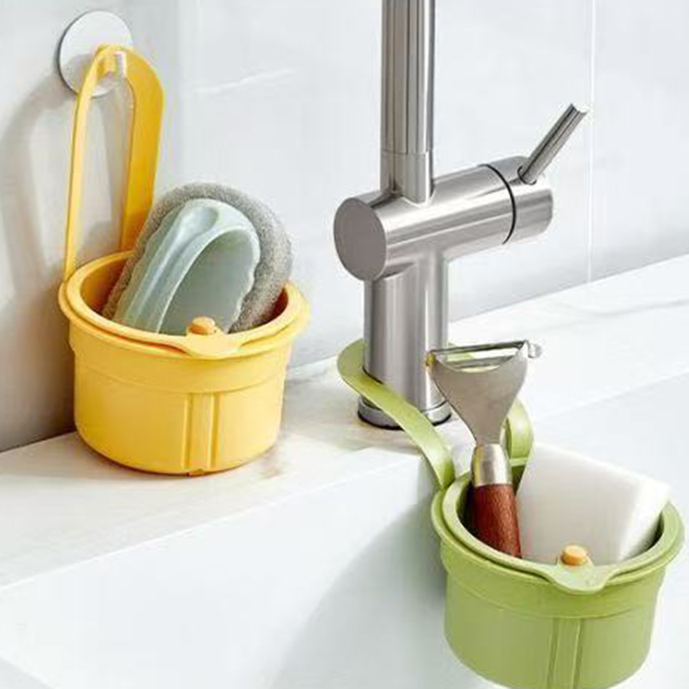 1Pc Press-Type Drain Basket: F - Kitchen Jobs ulasan dan harga