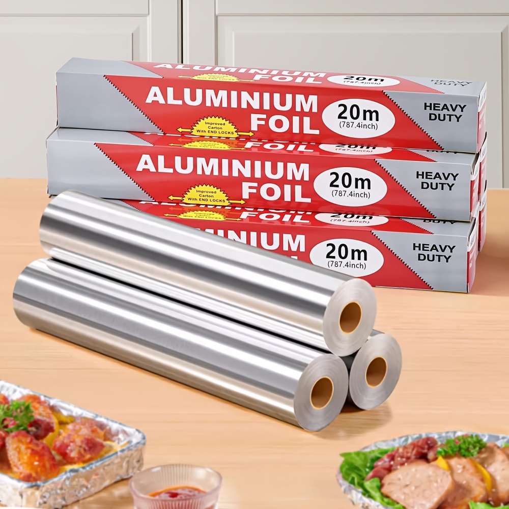 Heavy‑Duty Aluminum Foil Roll, - Kitchen Bakery ulasan dan harga
