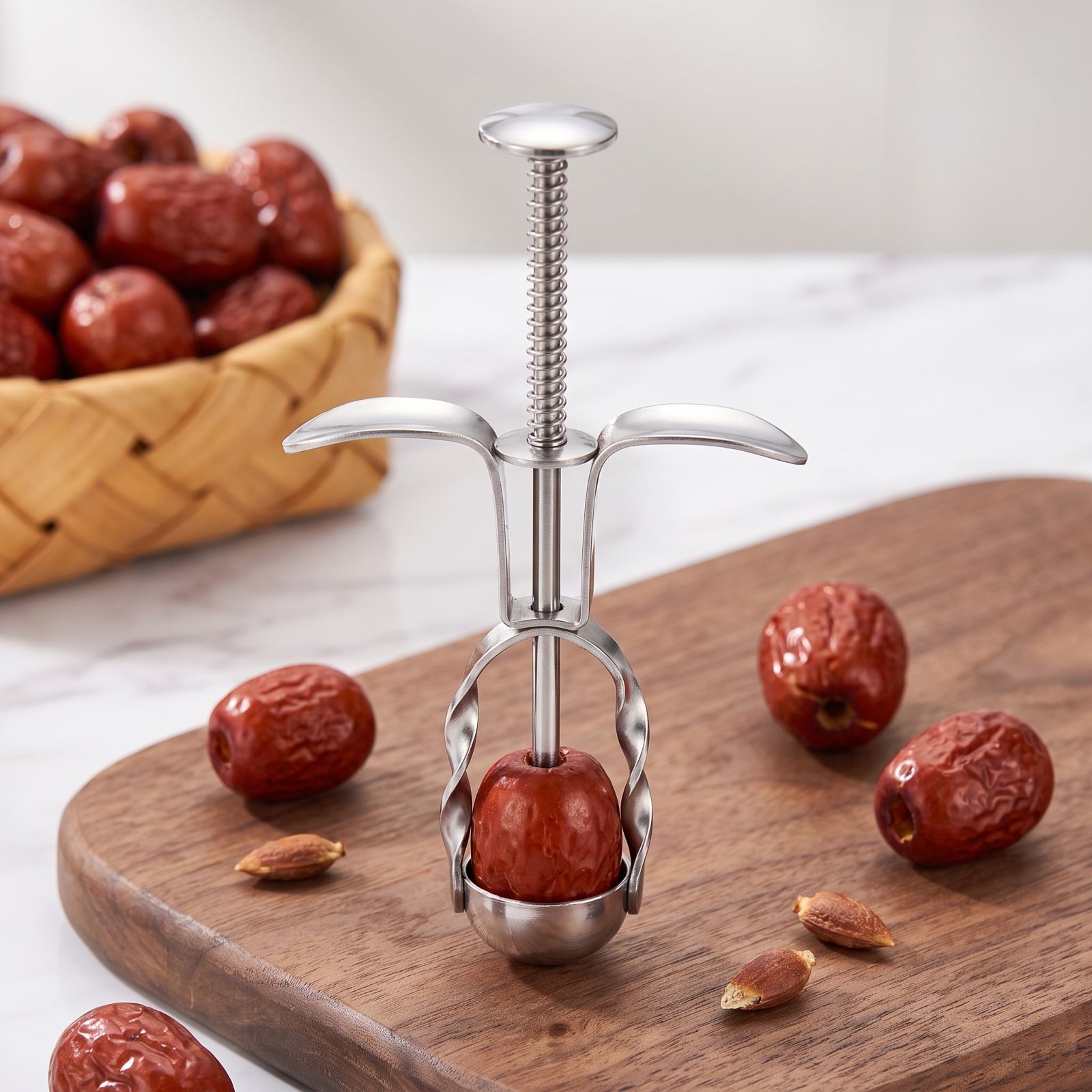 Stainless Steel Red Date Pitte - Kitchen Baking Gadgets ulasan dan harga
