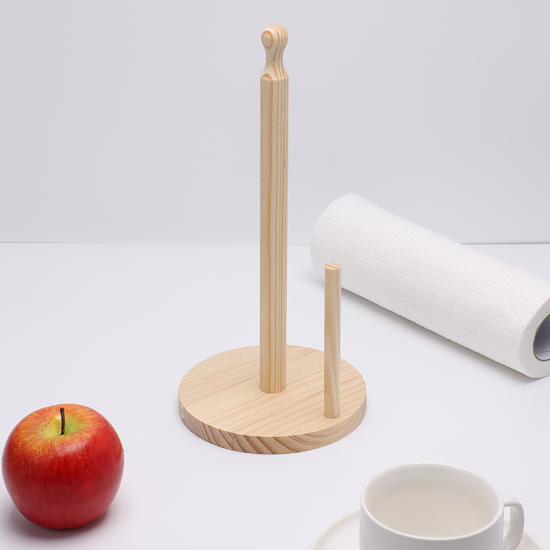 1pc Wooden Standing Paper Towe - Kitchen Baking Paper Holder ulasan dan harga