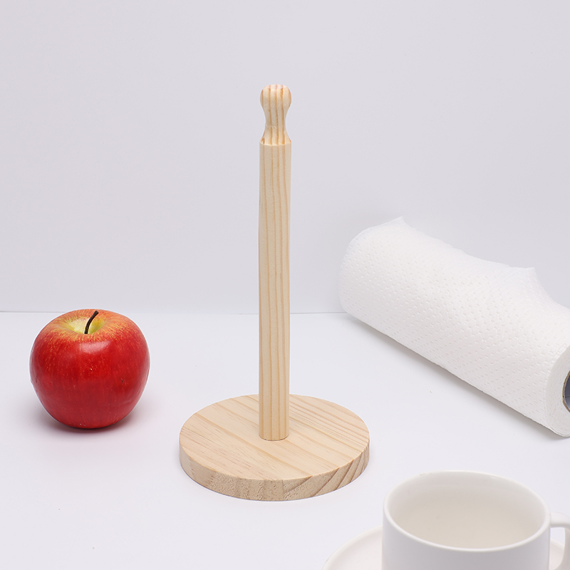 1pc Wooden Standing Paper Towe - Kitchen Baking Paper Holder ulasan dan harga