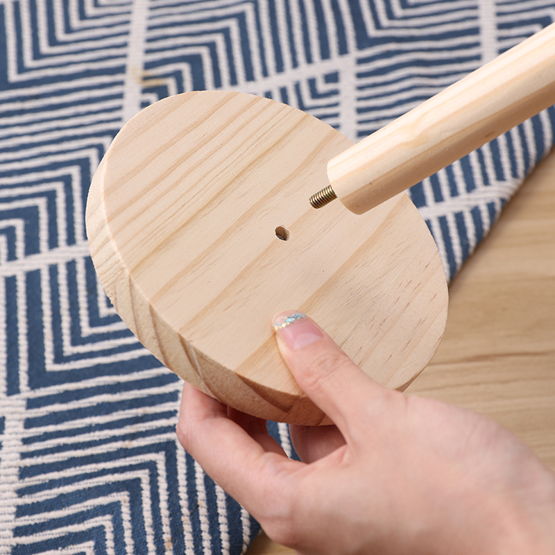 1pc Wooden Standing Paper Towe - Kitchen Baking Paper Holder ulasan dan harga