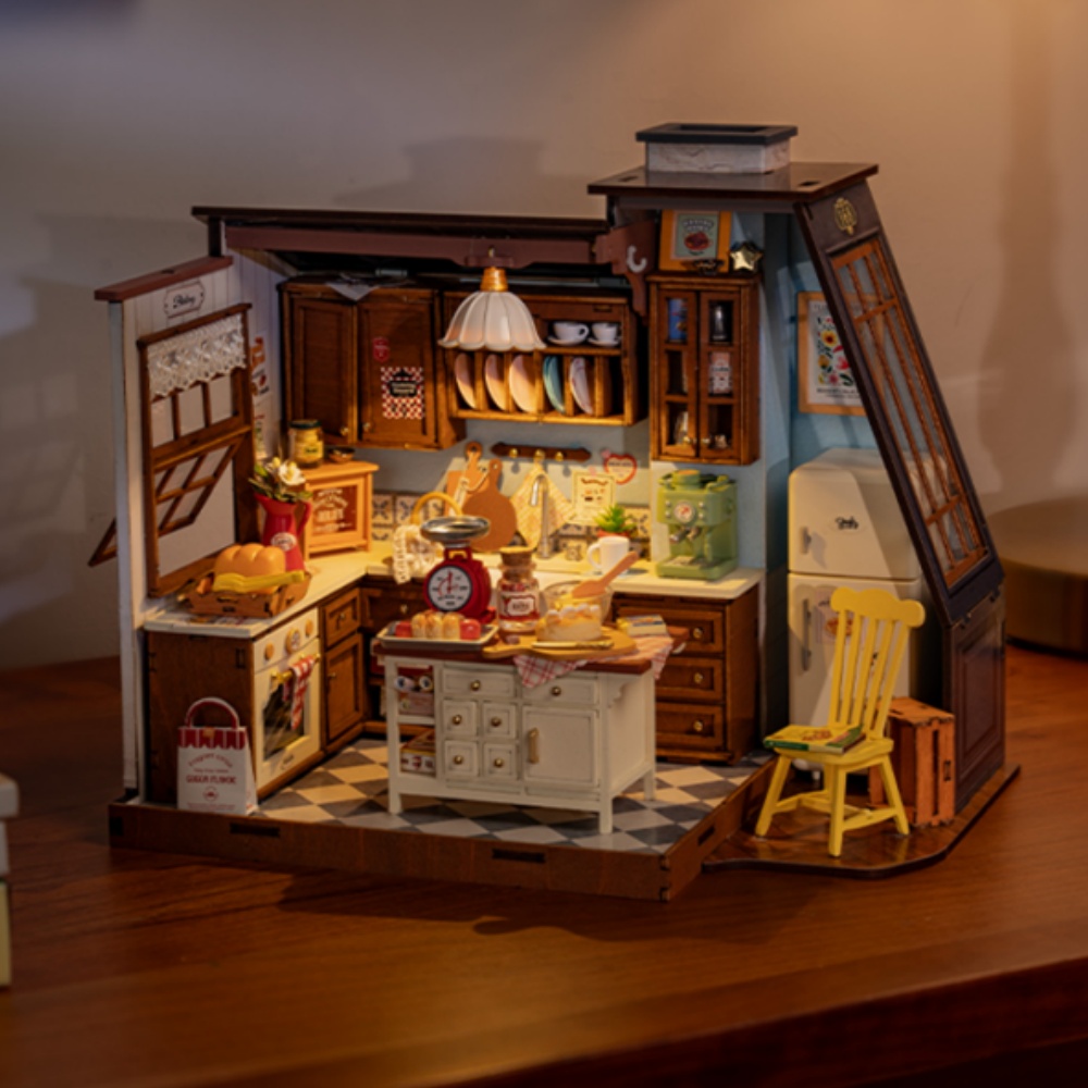 Robotime Baking Kitchen DIY Mi - Baking Kitchen Robotime ulasan dan harga